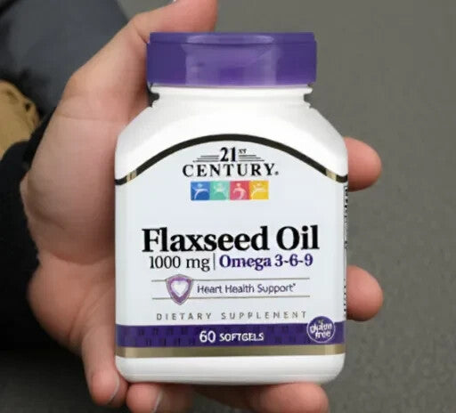 21st Century, Flaxseed Oil, 1,000 mg, 60 Softgels