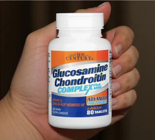 21st Century, Glucosamine Chondroitin Complex Plus MSM, Advanced Triple Strength, 80 Tablets