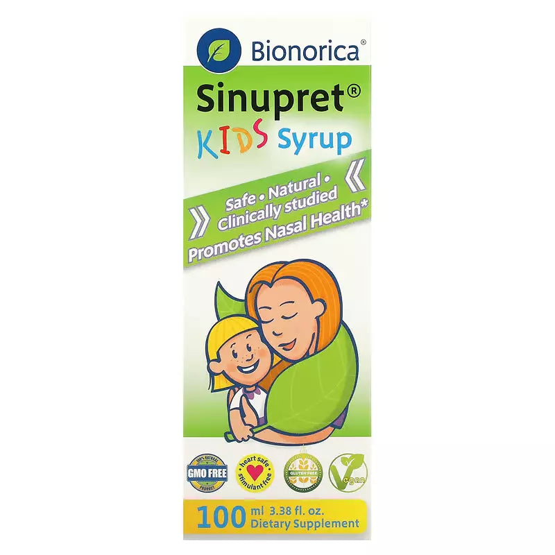 Bionorica, Sinupret Kids Syrup, 3.38 fl oz (100 ml), Expiry:2026