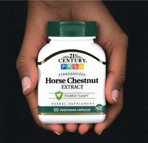 21st Century, Horse Chestnut Extract, Standardized, 600 mg, 60 Vegetarian Capsules (300 mg per Capsules)