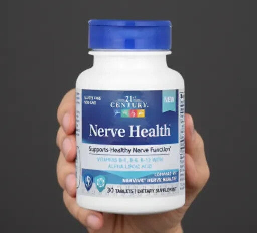 21st Century, Nerve Health, 30 Tablets