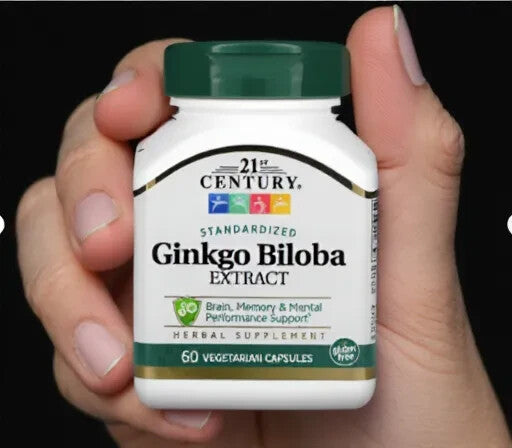 21st Century, Ginkgo Biloba Extract, Standardized, 60 mg, 200 Vegetarian Capsules