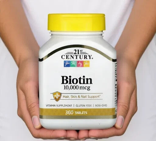 21st Century, Biotin, 10,000 mcg, 360 Tablets