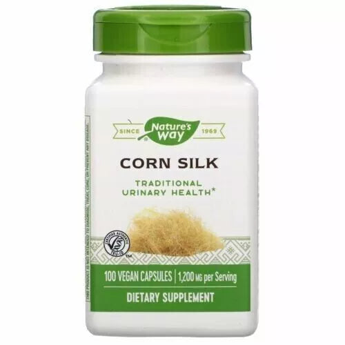 Nature's Way, Corn Silk, 400 mg - 100 Vegan Capsules - EXPIRY: 2028