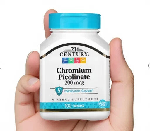 21st Century, Chromium Picolinate, 200 mcg, 100 Tablets