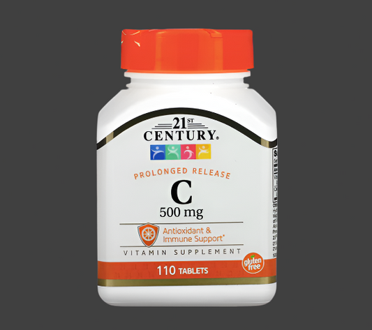 21st Century, Vitamin C, Prolonged Release, 500 mg, 110 Tablets