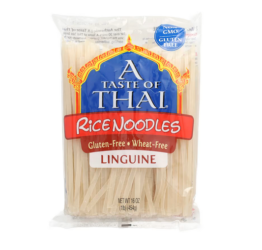 A Taste Of Thai, Rice Noodles, Linguine, 16 oz (454 g)
