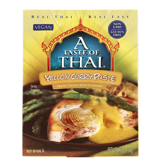 A Taste Of Thai, Yellow Curry Paste, 1.75 oz (50 g)