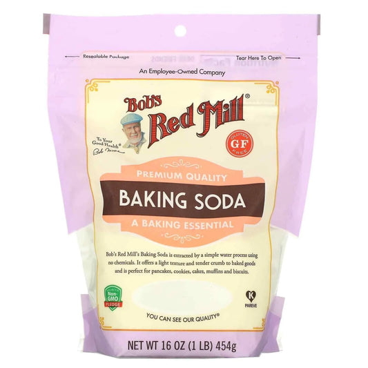 BOB'S RED MILL - BAKING SODA - GLUTEN FREE - 454 G - NEW STOCK - EXPIRY: 2026