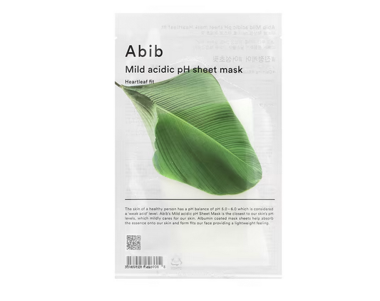 Abib, Mild Acidic pH Beauty Sheet Mask, Yuja Fit, 1 Sheet Mask, 1.01 fl oz (30 ml)