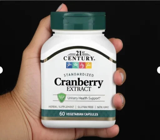 21st Century, Cranberry Extract, Standardized, 60 Vegetarian Capsules