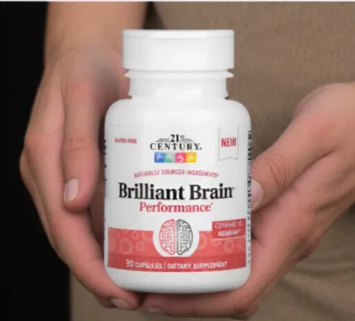 21st Century, Brilliant Brain Performance, 30 Capsules