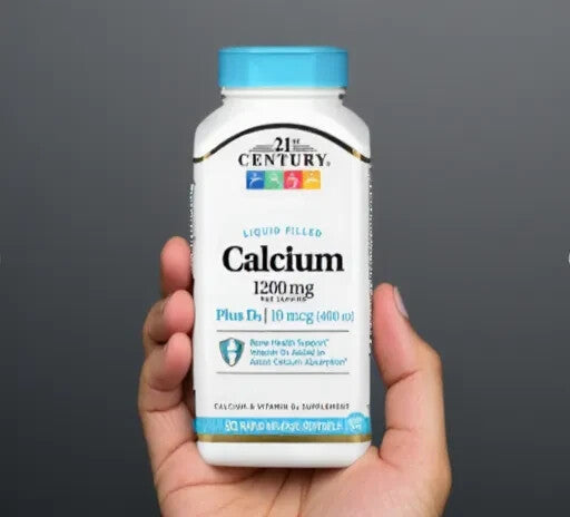 21st Century, Liquid Filled Calcium Plus D3, 1,200 mg, 90 Rapid Release Softgels (600 mg per Softgel), Expiry: 07/2027, Free Shipping