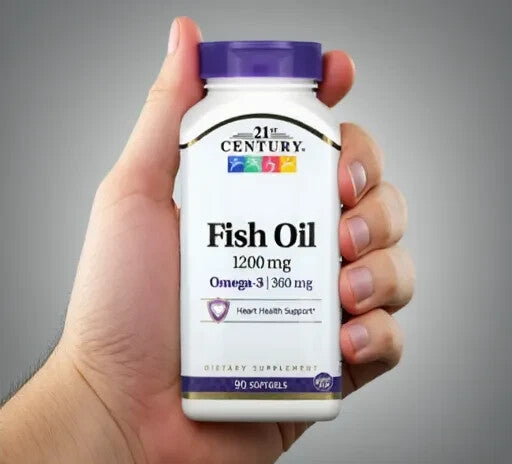 21st Century, Fish Oil, 1,200 mg, 90 Softgels, Expiry: 05/2027, Free Shipping