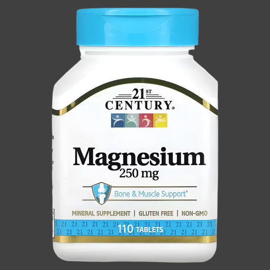 21ST CENTURY, MAGNESIUM, 250 MG, 110 TABS