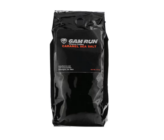 6AM Run, Vitamin Coffee, Caramel Sea Salt, 16 oz
