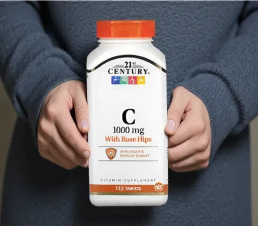 21st Century, Vitamin C with Rose Hips, 1,000 mg, 110 Tablets
