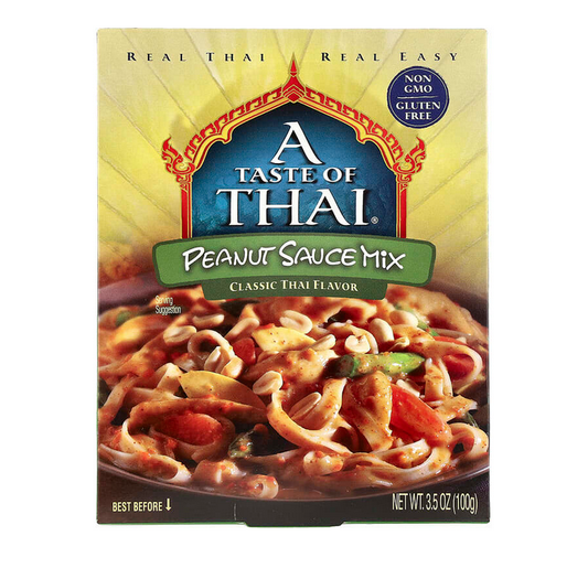 A Taste Of Thai, Peanut Sauce Mix, Classic Thai, 3.5 oz (100 g)