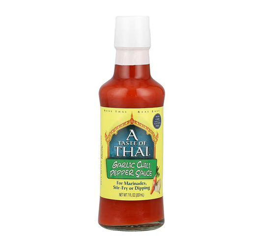 A Taste Of Thai, Garlic Chili Pepper Sauce, 7 fl oz (207 ml)