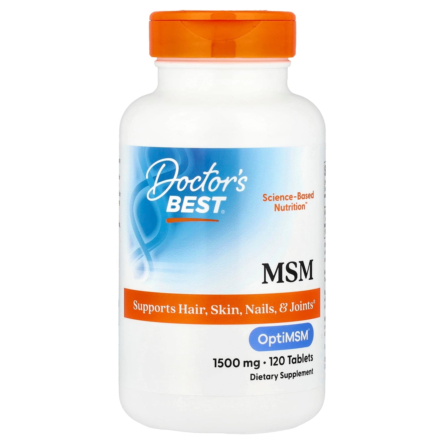 Doctor's Best MSM with OptiMSM® for Healthy Joints & Skin - Image 1