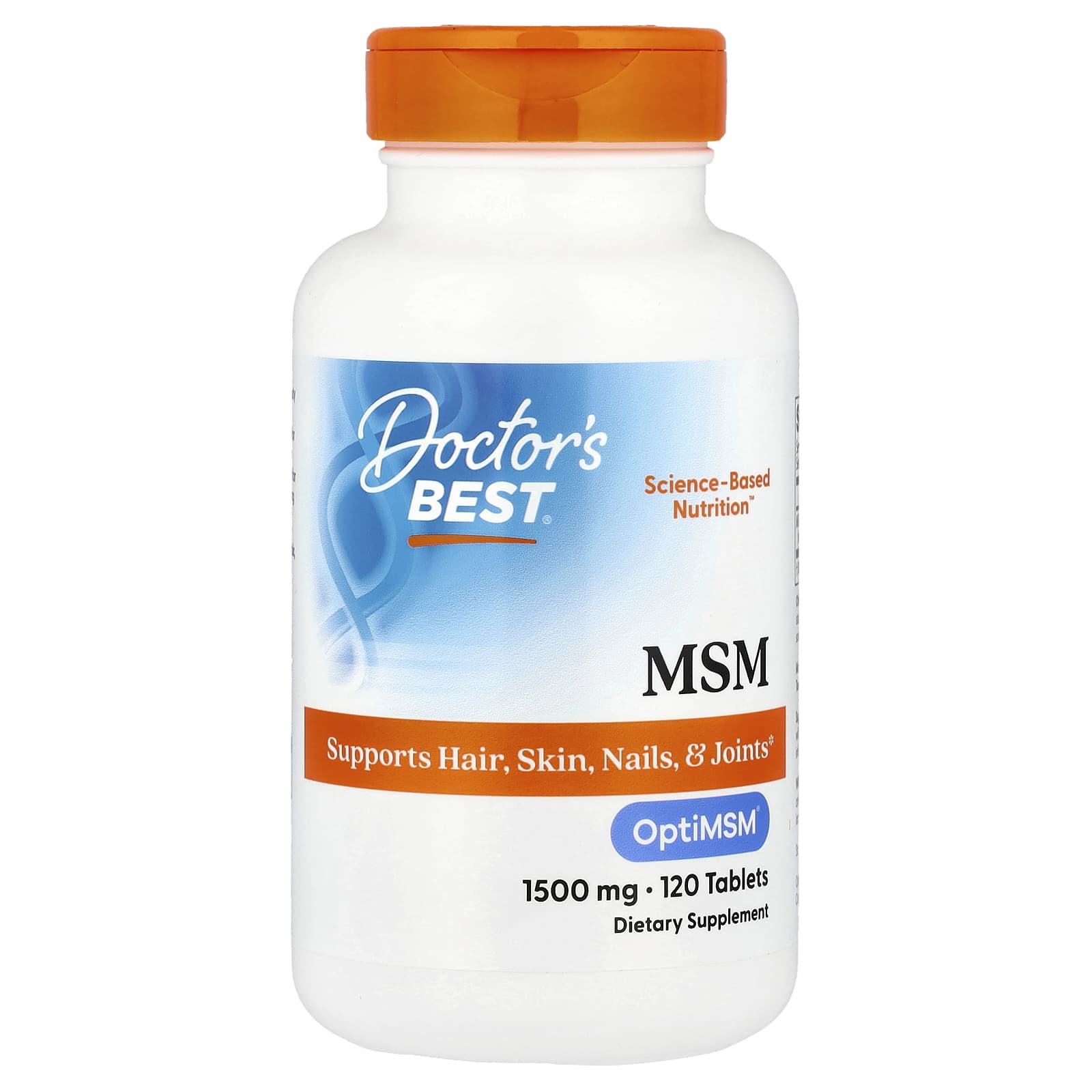 Doctor's Best MSM with OptiMSM® for Healthy Joints & Skin - Image 1