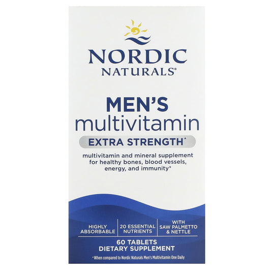 Nordic Naturals, Men's Multivitamin, Extra Strength, 60 Tablets - Image 1