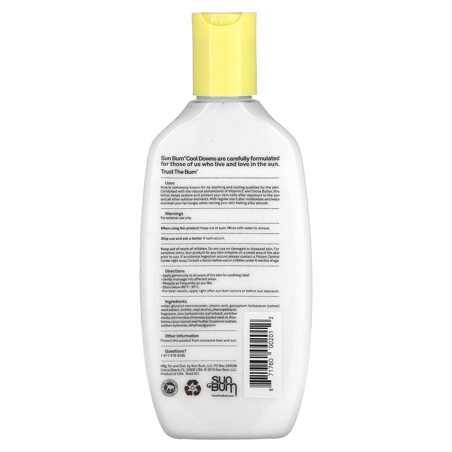 Sun Bum, Premium Moisturizing After Sun Lotion, 8 fl oz (237 ml) - Image 2