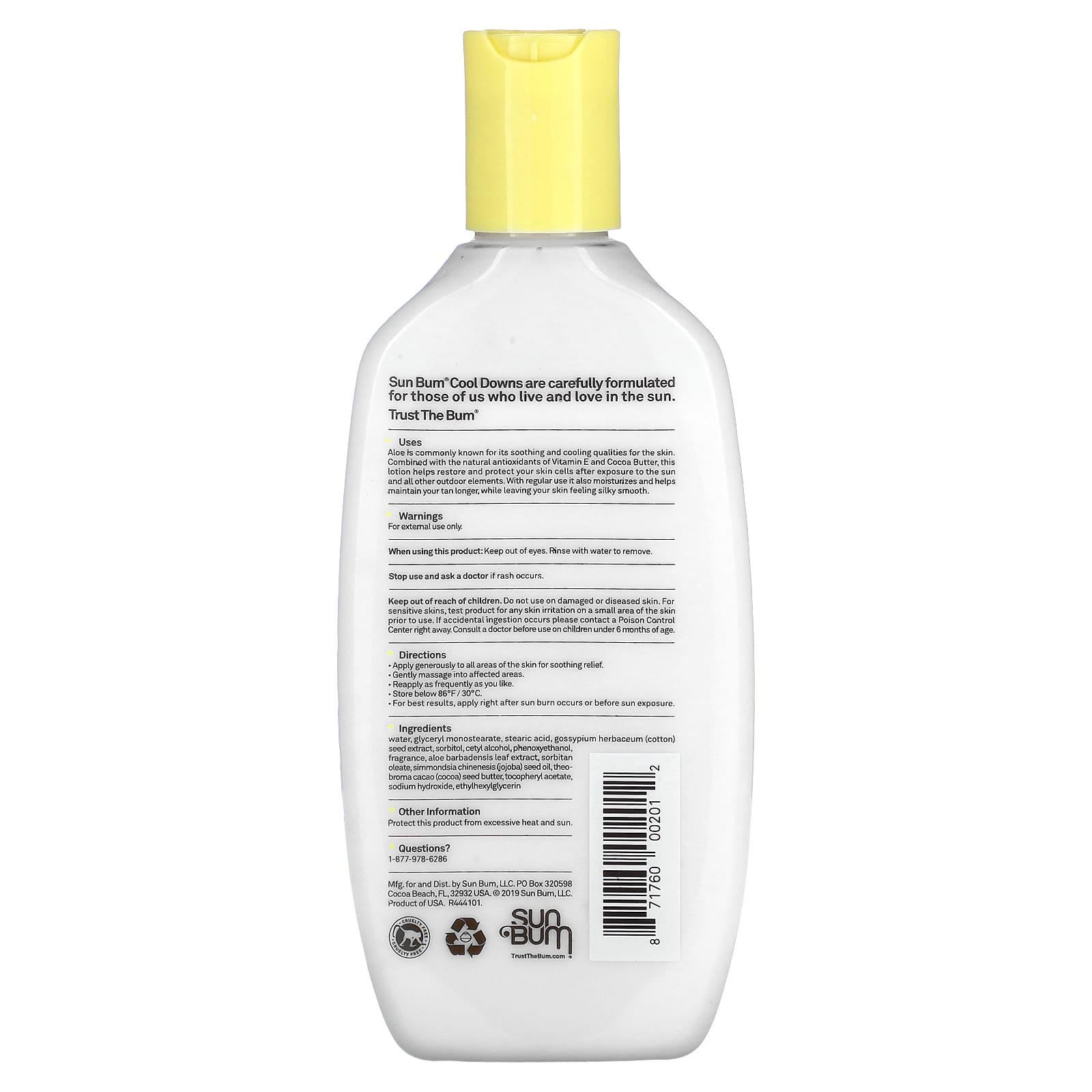 Sun Bum, Premium Moisturizing After Sun Lotion, 8 fl oz (237 ml) - Image 2