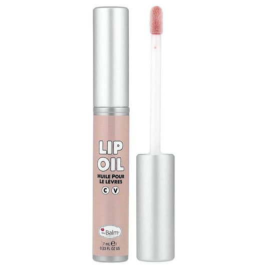 theBalm Cosmetics, Lip Oil, Nude Not Crude, 0.23 fl oz (7 ml) - Image 1