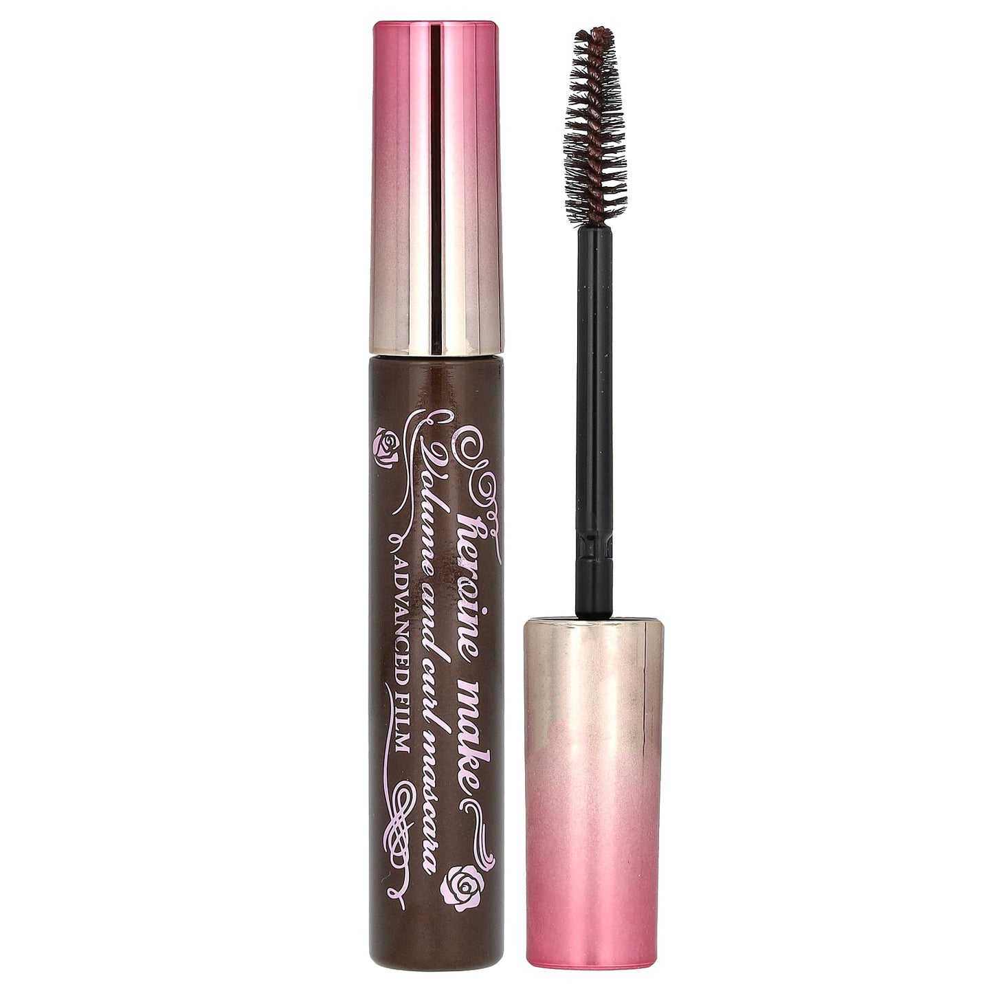KissMe, Heroine Make, Volume & Curl Mascara Advanced Film, #02 Brown, 0.21 oz (6 g) - Image 1