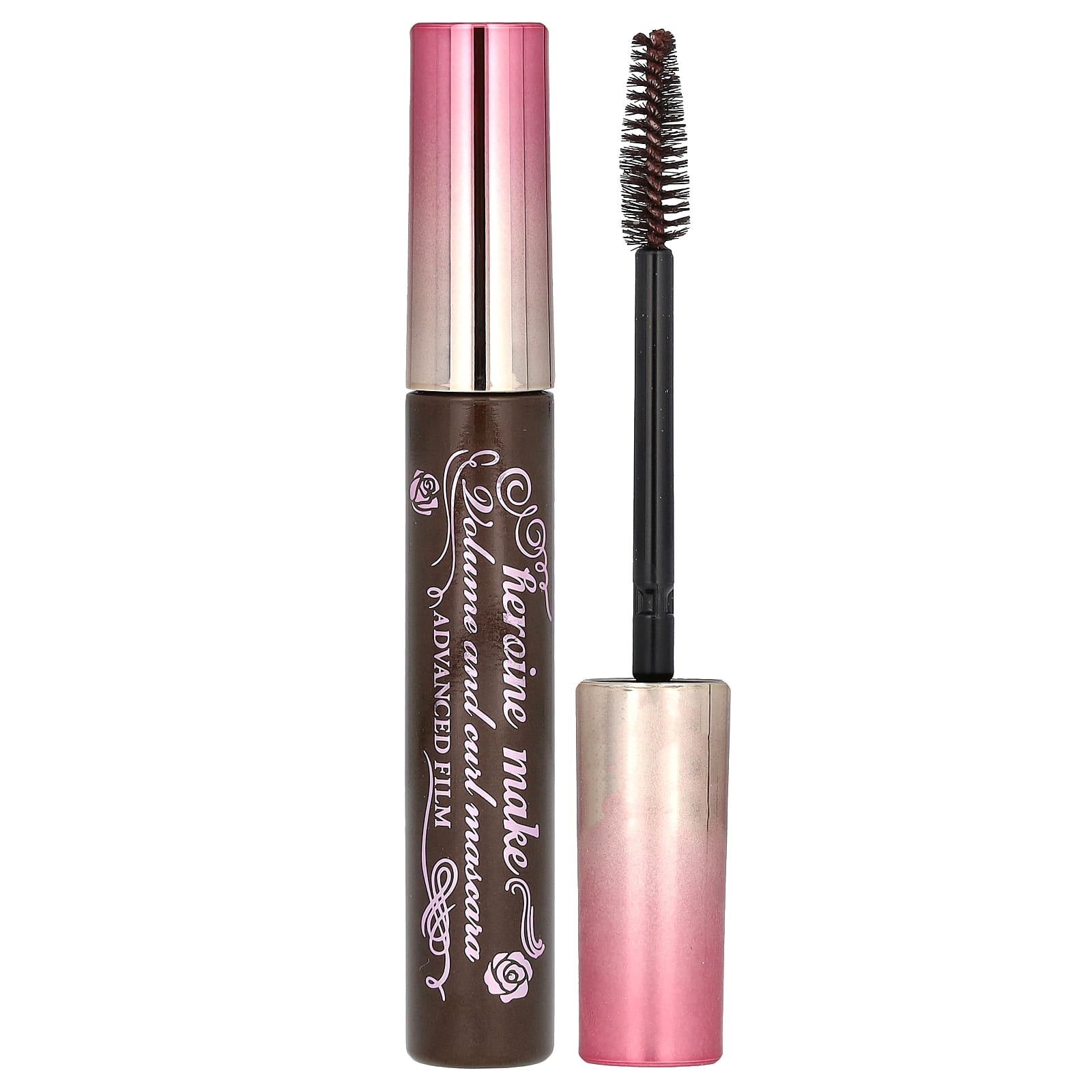 KissMe, Heroine Make, Volume & Curl Mascara Advanced Film, #02 Brown, 0.21 oz (6 g) - Image 1