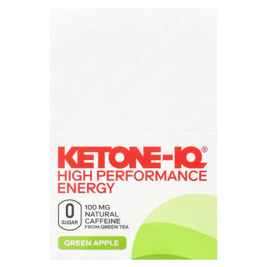 Ketone-IQ, High Performance Energy, Green Apple, 6 Bottles, 2 fl oz (59 ml) Each