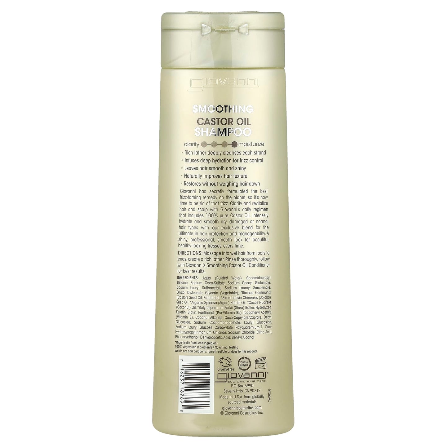 Giovanni Smoothing Castor Oil Shampoo for All Hair Types 13.5 fl oz - Image 2