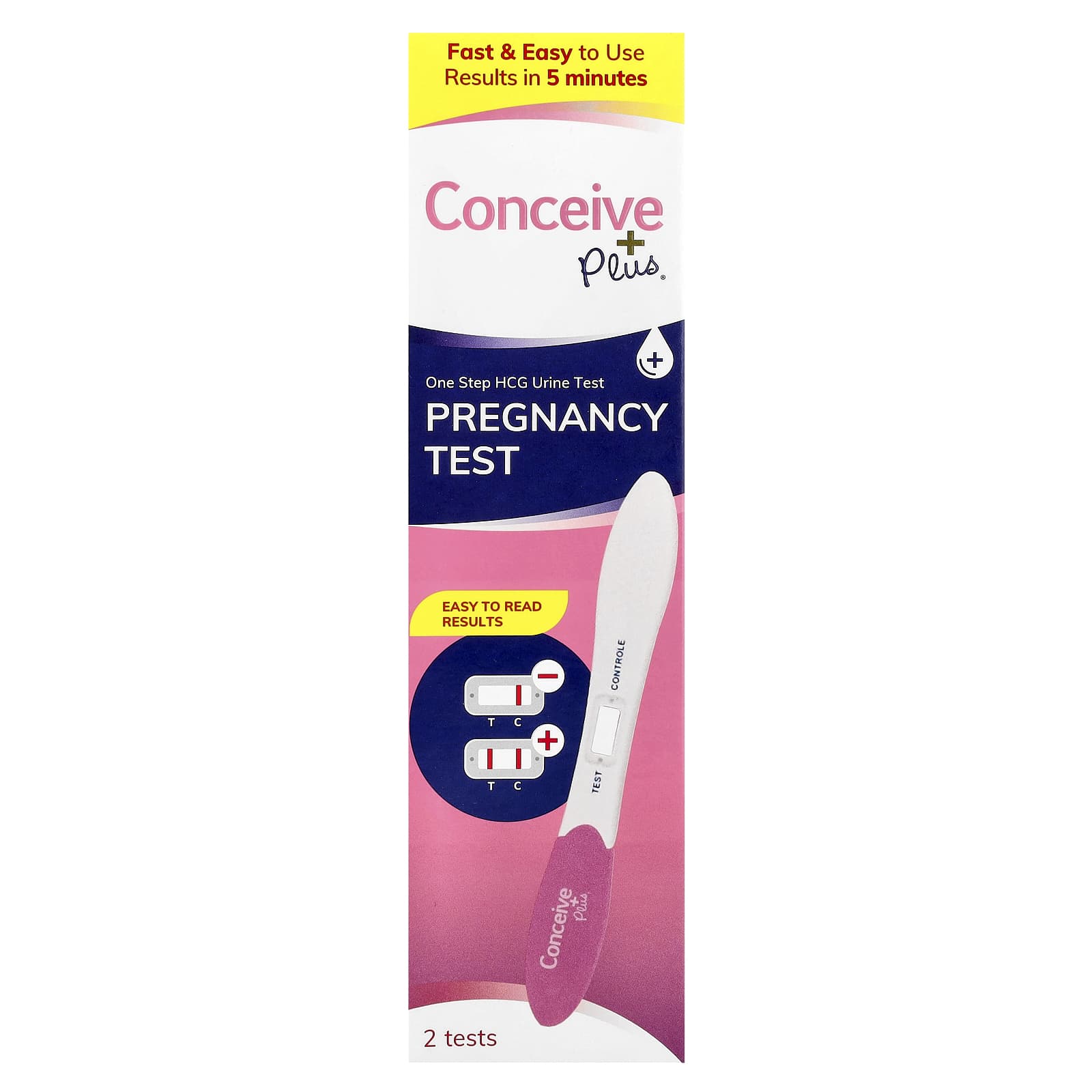 Early Detection Home Pregnancy Test Kit by Conceive Plus - Accurate Results in 5 Minutes - Image 1