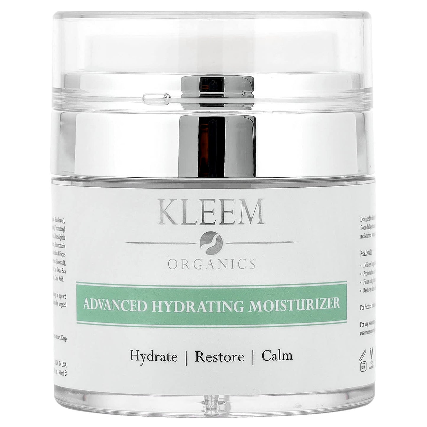 Kleem Organics, Advanced Hydrating Moisturizer, 1.7 fl oz (50 ml) - Image 1