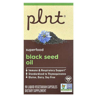 Support Immune & Respiratory Health with Plnt Black Seed Oil Capsules