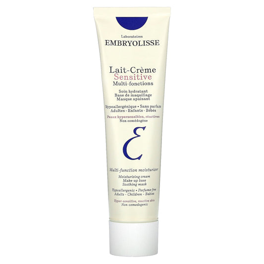 Embryolisse Sensitive Moisturizer, 7-in-1 for Hyper-Sensitive Skin, 3.38 fl oz (100 ml) - Image 1