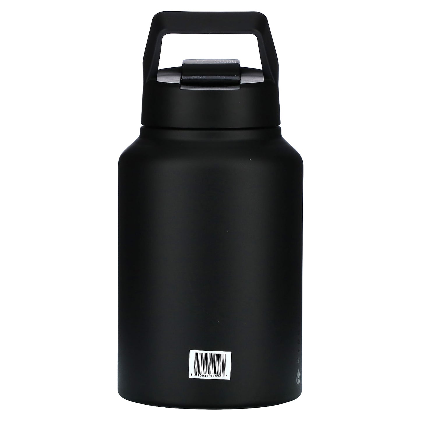 Matte Black 64oz Insulated Stainless Steel Water Bottle by HydroJug - Image 2