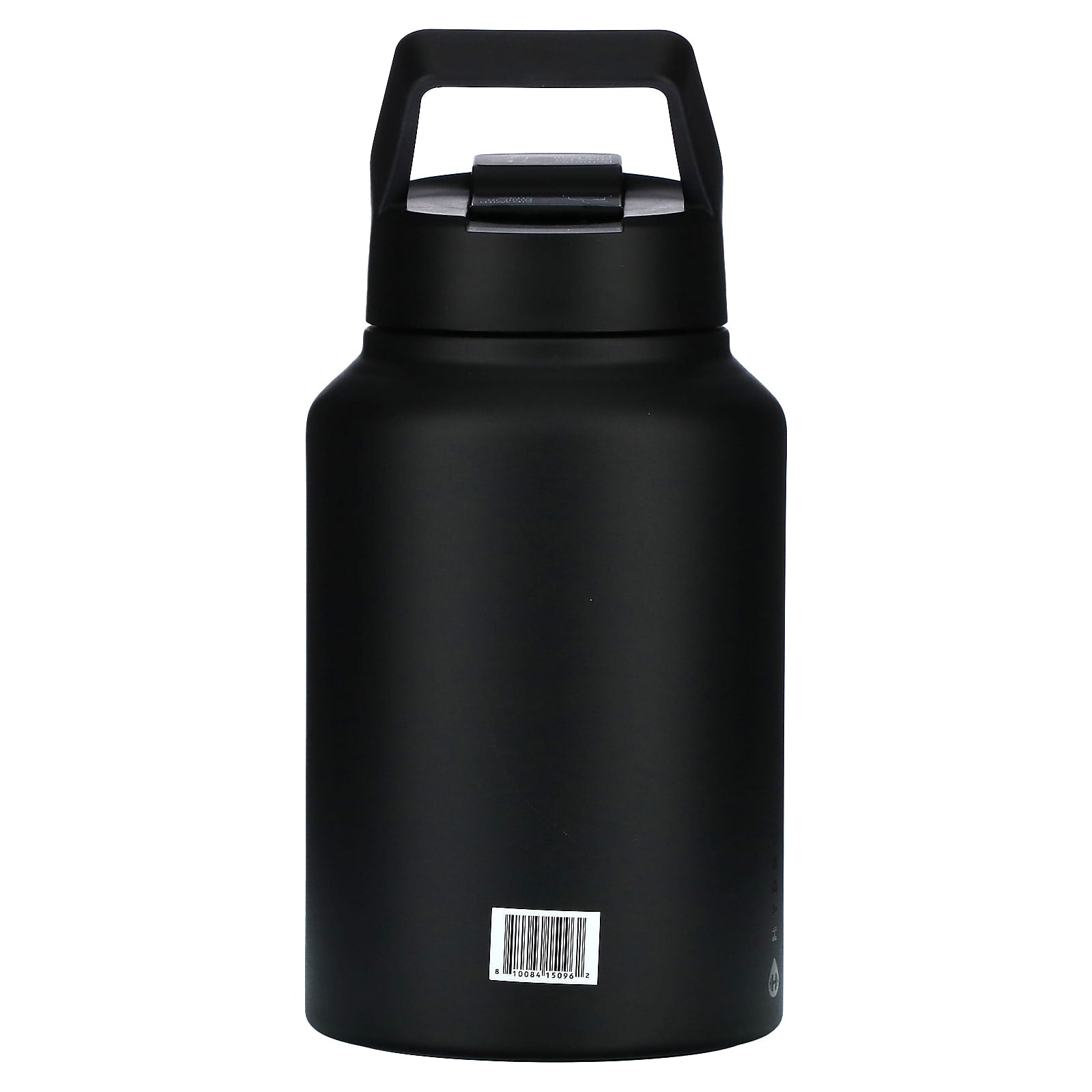 Matte Black 64oz Insulated Stainless Steel Water Bottle by HydroJug - Image 2