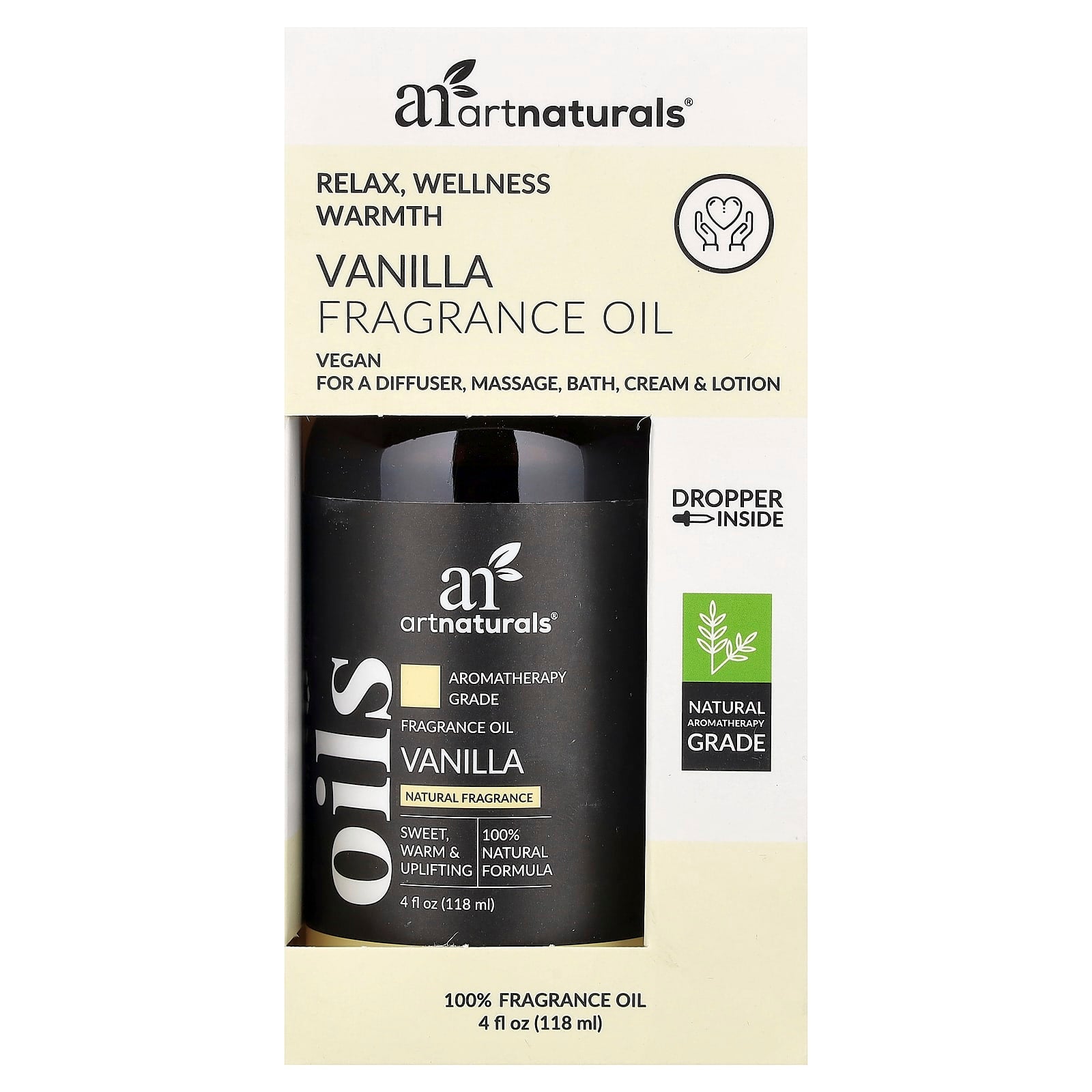 Vanilla Essential Oil for Relaxation, 100% Natural, 4 fl oz - Image 2