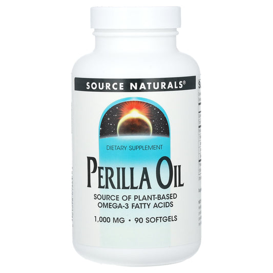 Source Naturals, Perilla Oil, 1,000 mg, 90 Softgels (333 mg per Softgel) - Image 1