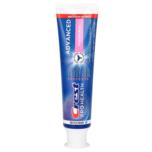 Crest Pro-Health Advanced Fluoride Toothpaste for Sensitive Relief - Image 1