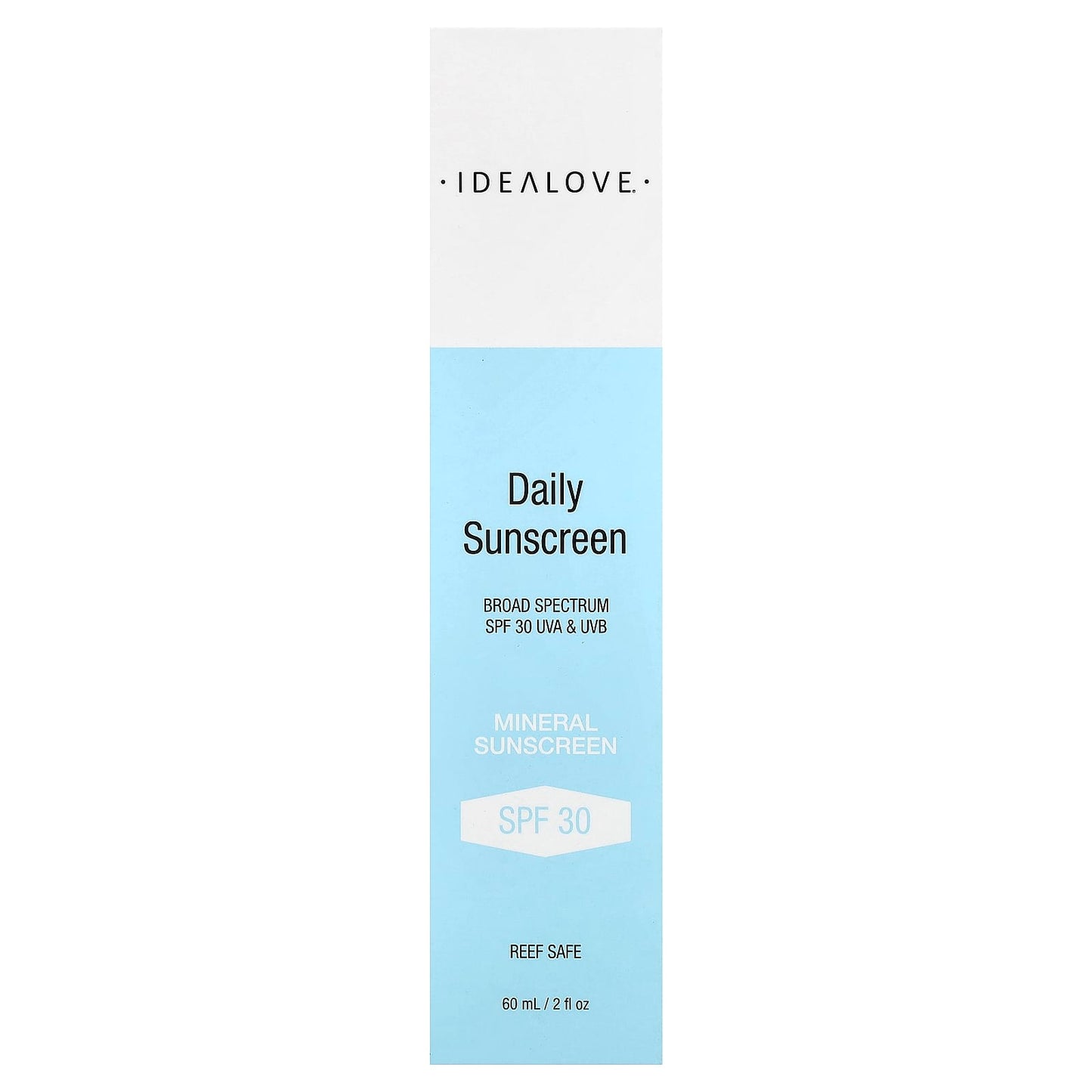 Idealove Daily Mineral Sunscreen, SPF 30, 2 fl oz (60 ml) - Image 2