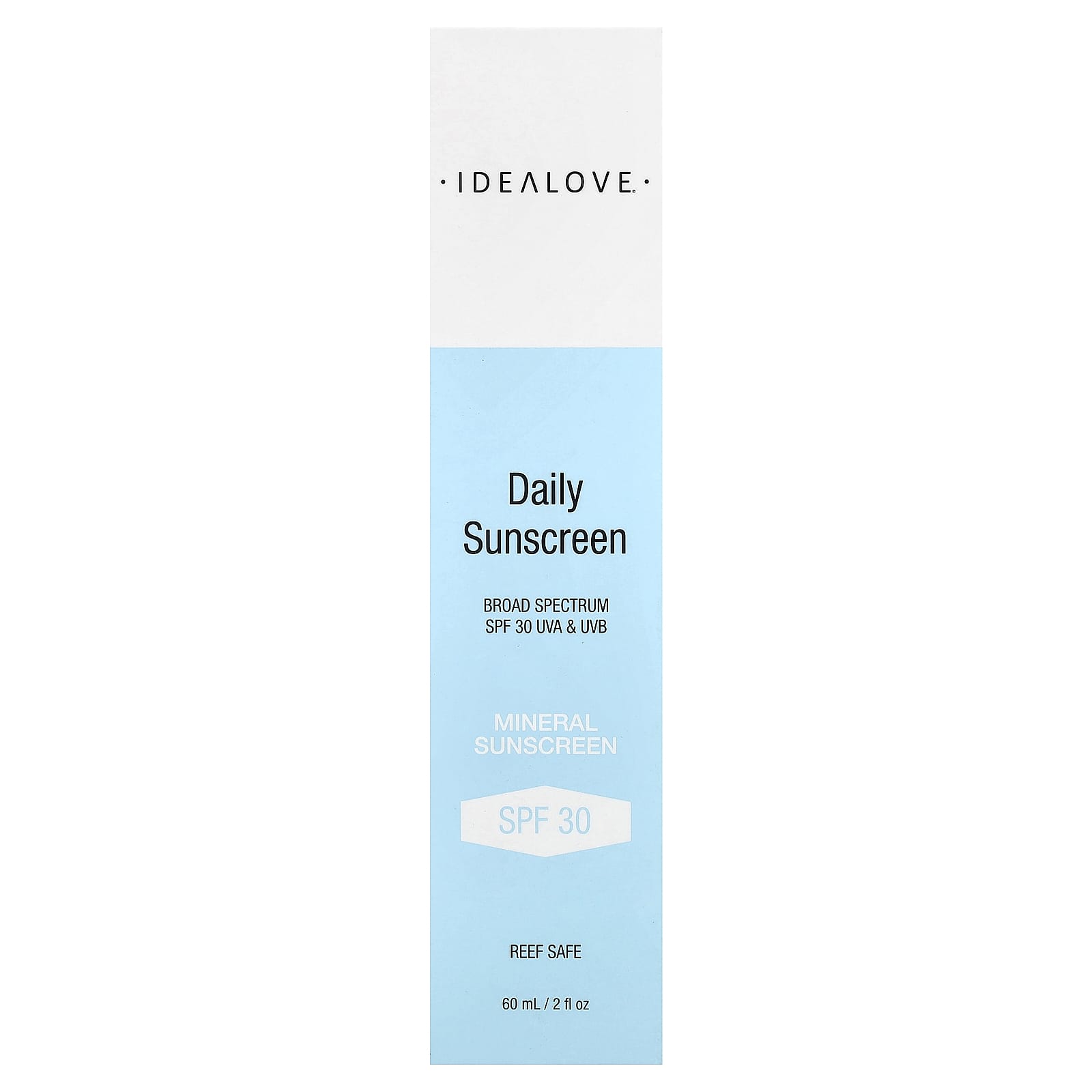 Idealove Daily Mineral Sunscreen, SPF 30, 2 fl oz (60 ml) - Image 2
