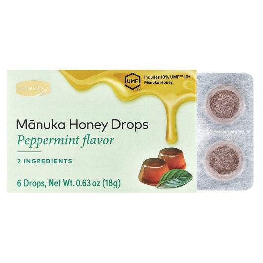 Comvita Manuka Honey Drops with Peppermint - Natural Digestive Relief - Image 1