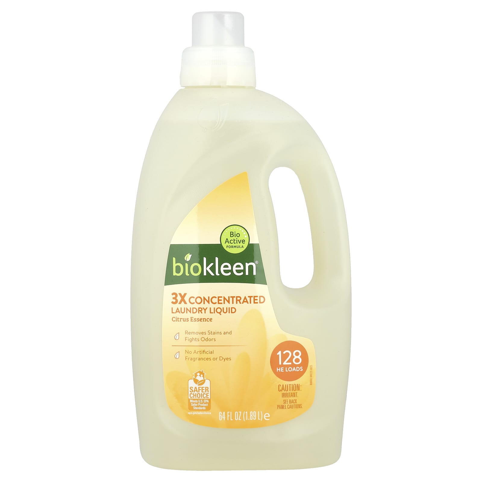 Concentrated Plant-Derived Laundry Liquid by Biokleen - Citrus Essence - Image 1