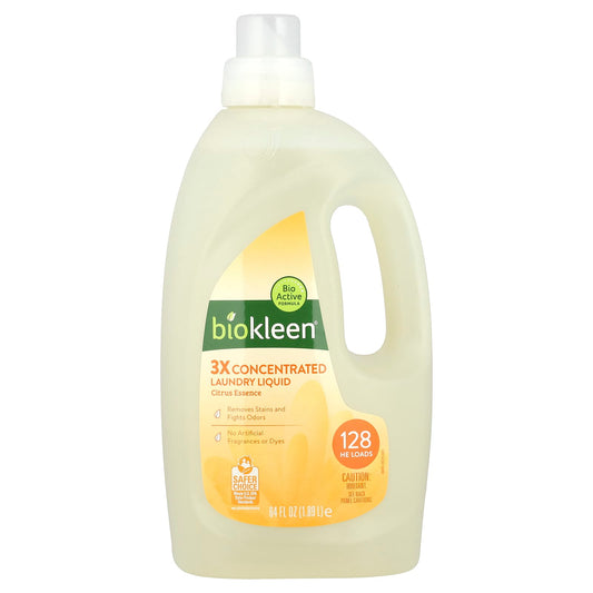 Concentrated Plant-Derived Laundry Liquid by Biokleen - Citrus Essence - Image 1