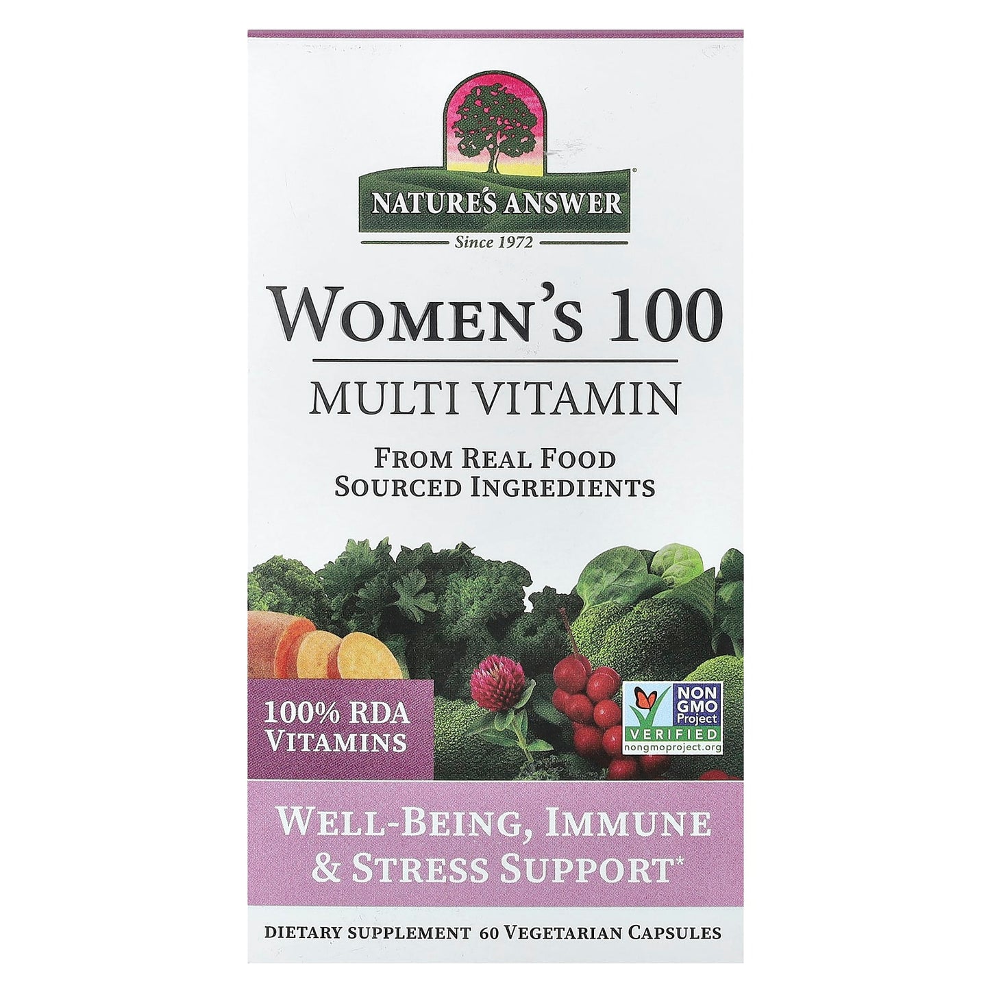Nature's Answer, Women's 100, Multivitamin, 60 Vegetarian Capsules - Image 1
