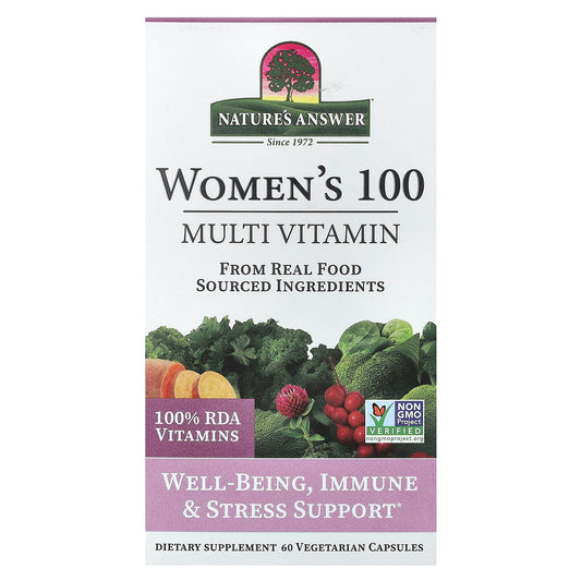 Nature's Answer, Women's 100, Multivitamin, 60 Vegetarian Capsules - Image 1