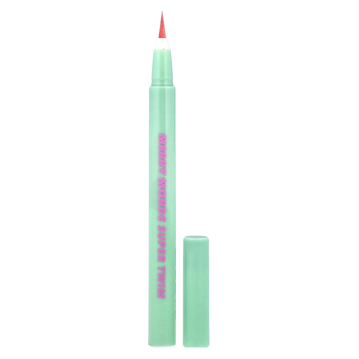 Merrymonde, Super Twim Pen Eyeliner, 04 Salmon Pink, 0.02 fl oz (0.5 ml) - Image 1